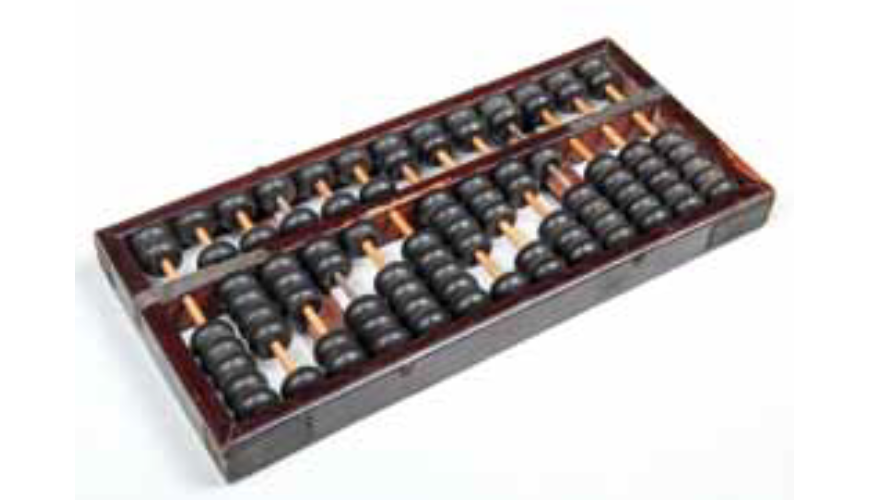 Rekenen op een abacus