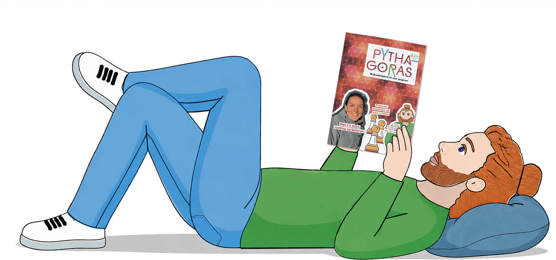 Pyth leest Pythagoras Magazine